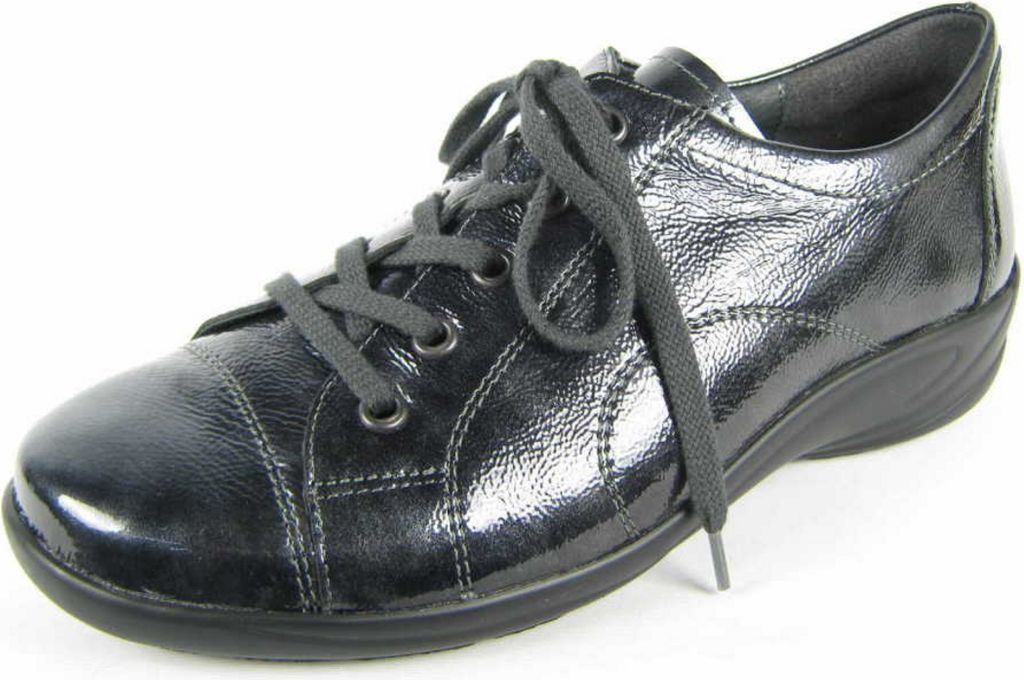 Semler Damen Schnürschuhe bequem grau Gr. 5