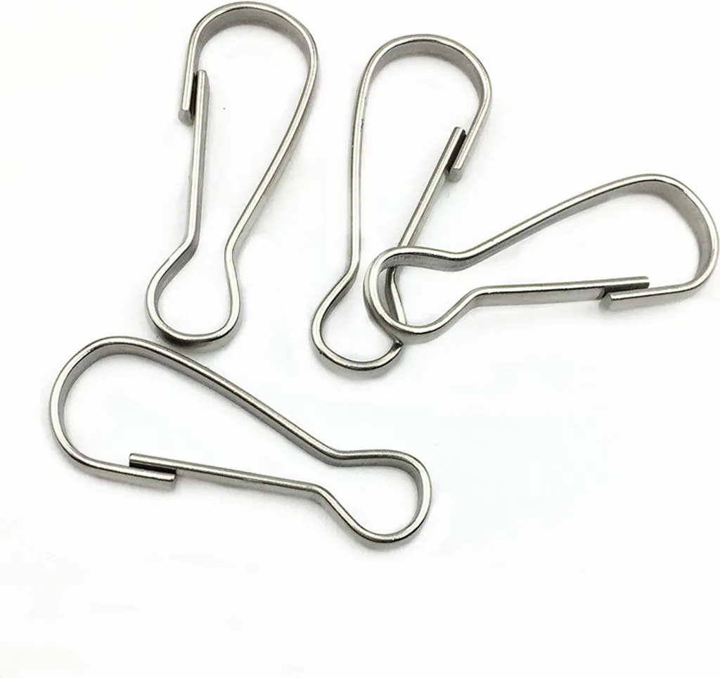 Bulk 100 Moschettoni Inox 30mm Argento | Prezzo Ingrosso Online