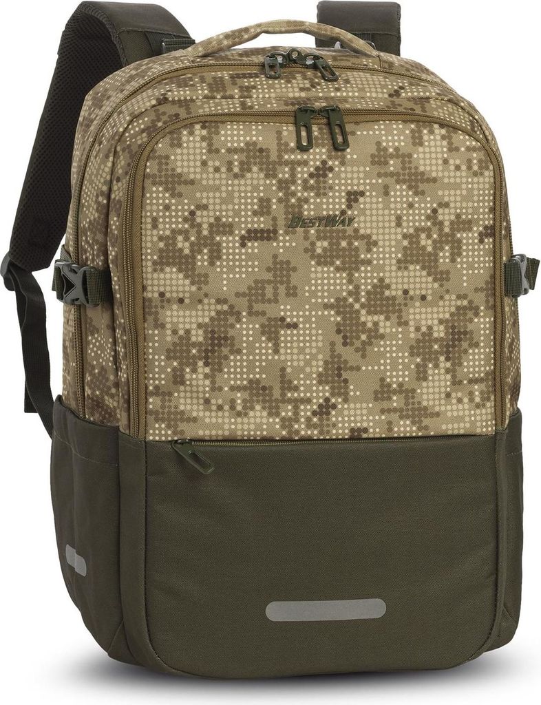 BestWay Cube Reiserucksack: Olivgruen