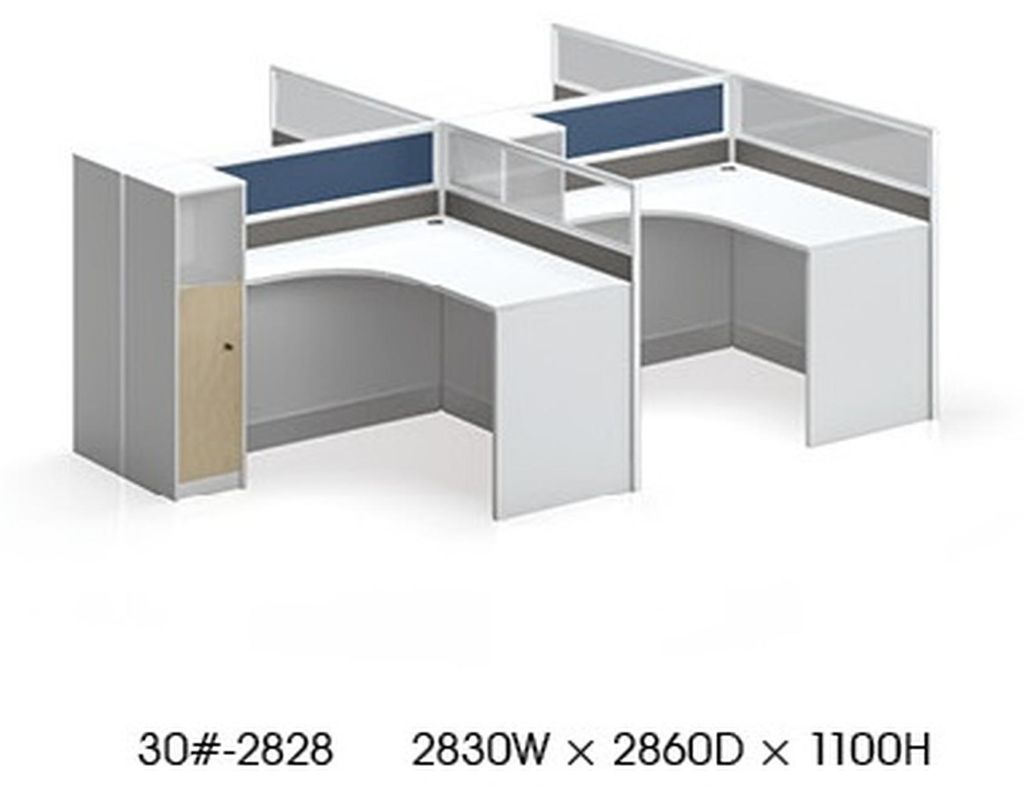 Schreibtisch 4er Bürotisch Tisch Arbeitstisch Möbel Counter call center möbel