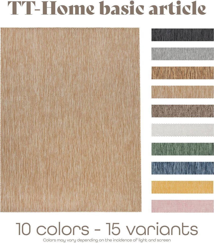 TT Home Teppich Für Outdoor Küchenteppich Balkon Terrasse Produktbild 8