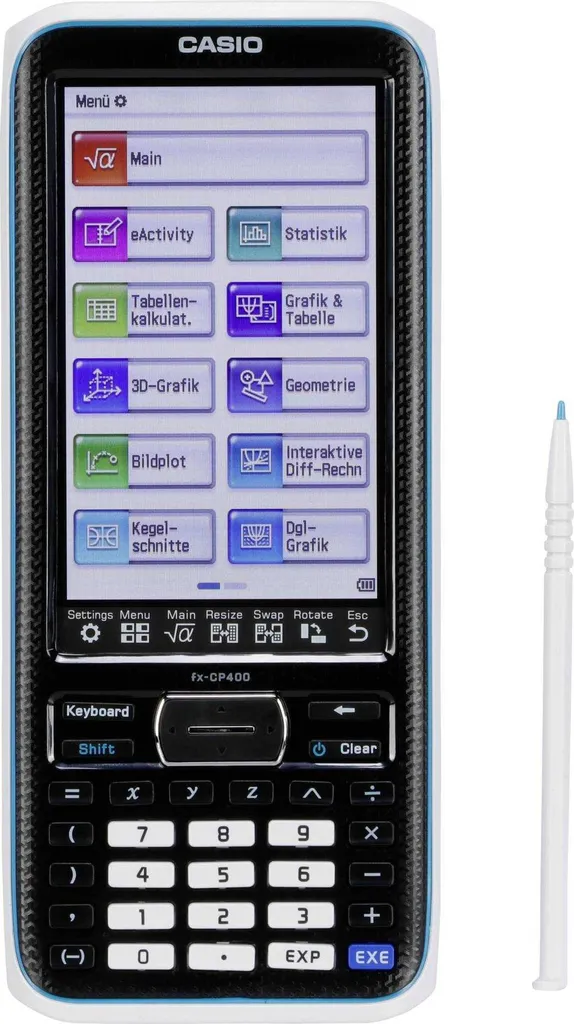 Calculatrice Casio FX-CP400-LA-EH Graphique Tactile Noire Classique - 5
