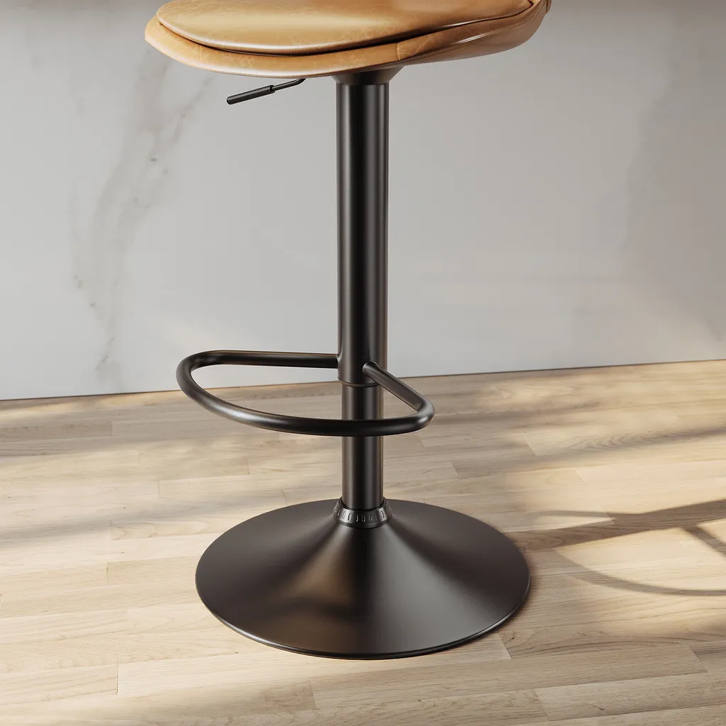 Tabouret de Bar Stable 120kg SONNI : Confort Pivotant et Hauteur Variable
