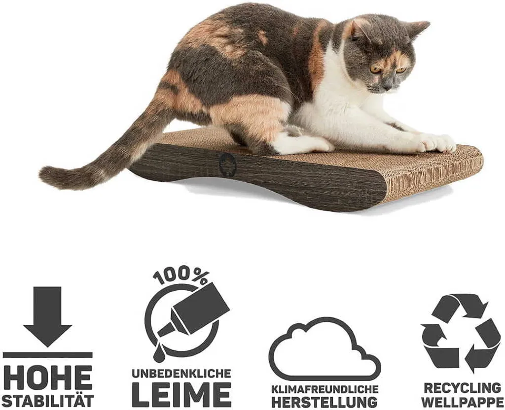 Griffoir chat COMET L gris foncé : la solution anti-griffures durable - 2