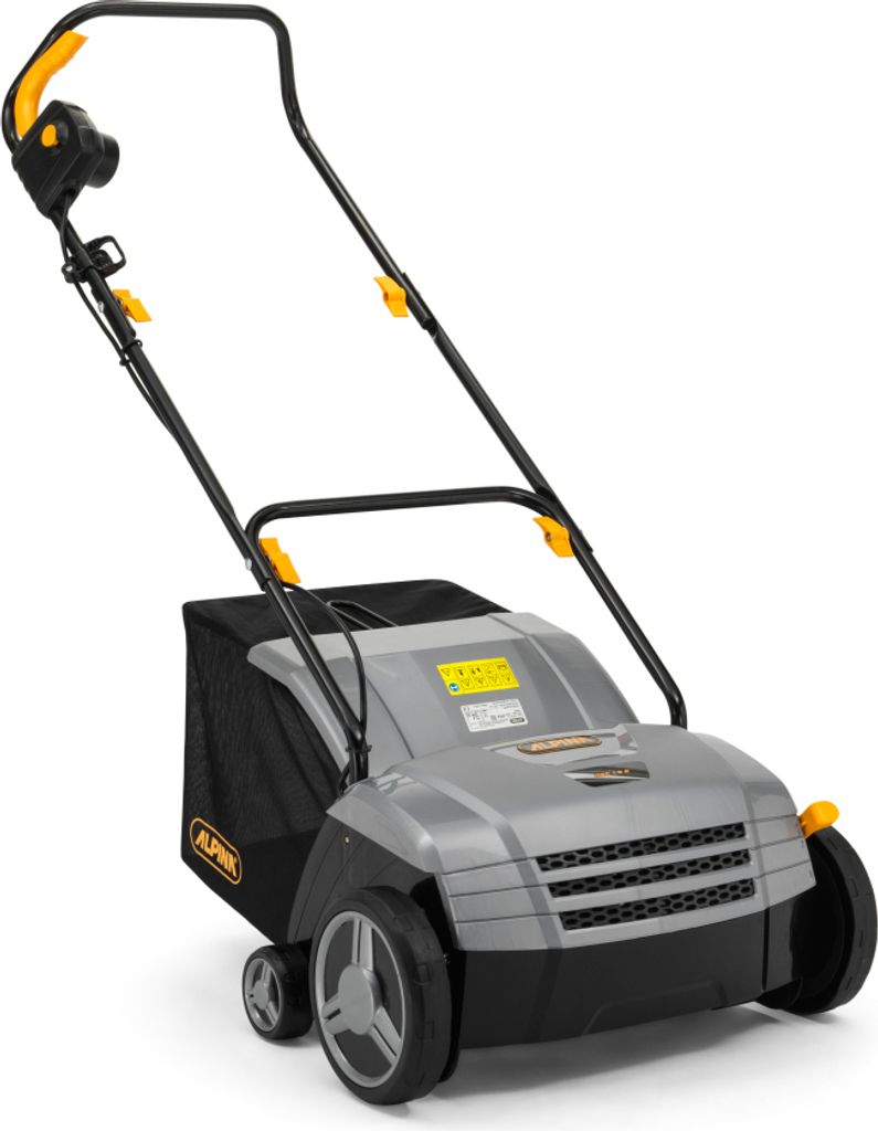 ALPINA Elektro-Vertikutierer AC 1.3 E, 2-in-1 Rasenlüfter und Vertikutiere