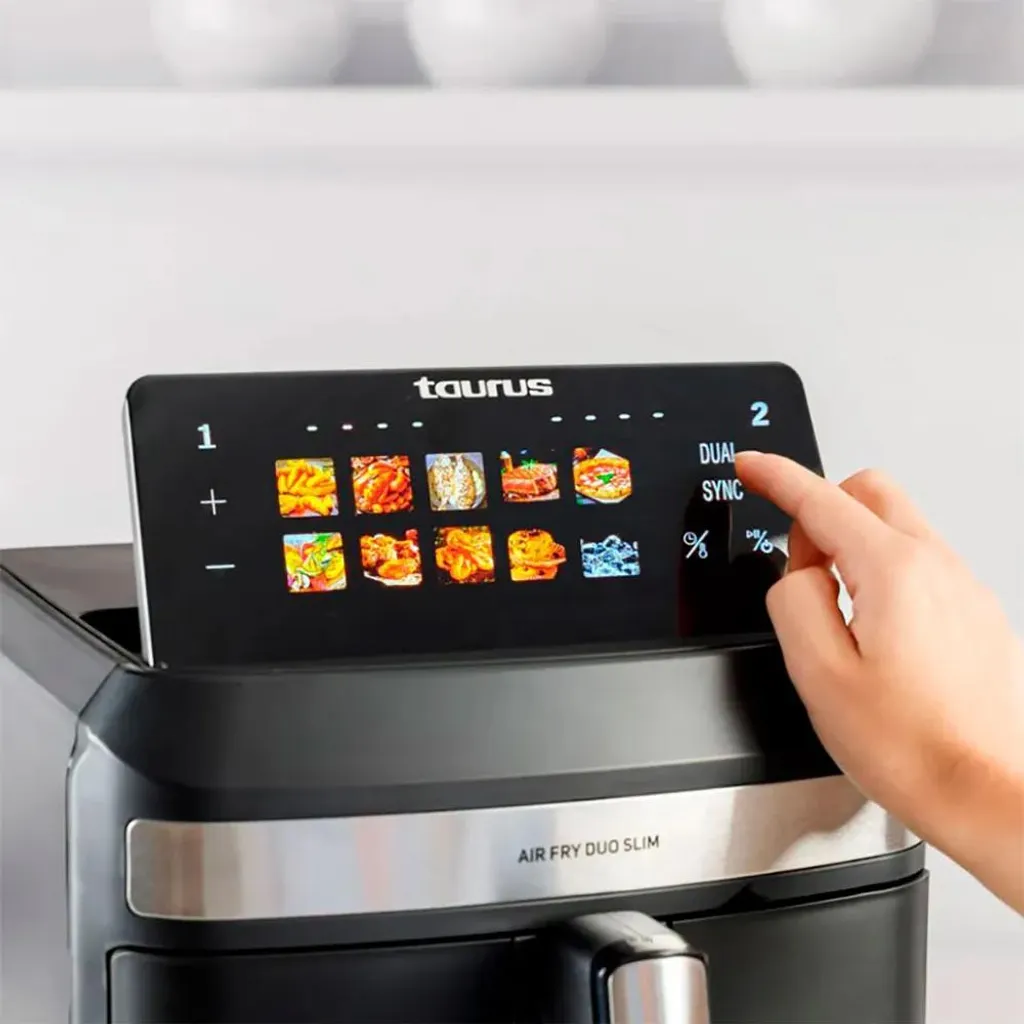 Friteuse Air Duo Slim TAURUS à double compartiment et format compact - 5