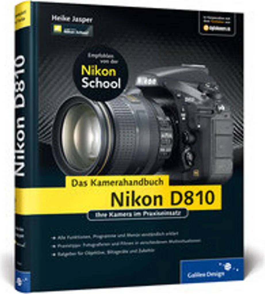 Nikon D810 : apprendre la photographie reflex avec le manuel de l'appareil