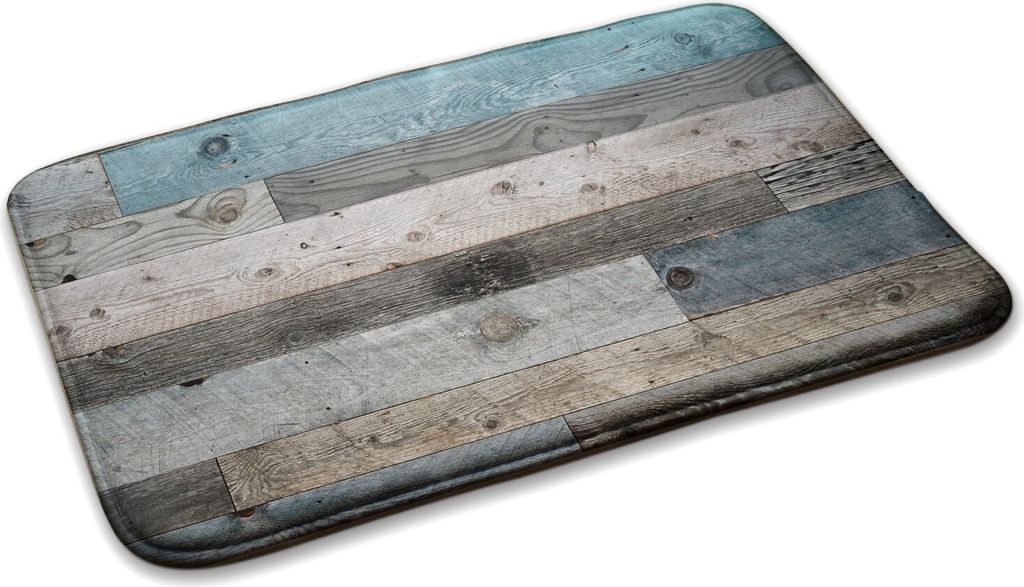 Teppich Teppich Wohnzimmer Schlafzimmer Modern - 75 cm x 45 cm - Hölzerne Bretter