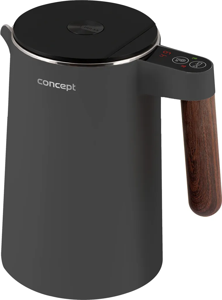 Bouilloire électrique Concept RK3305 sécurité paroi froide et inox 1,5L