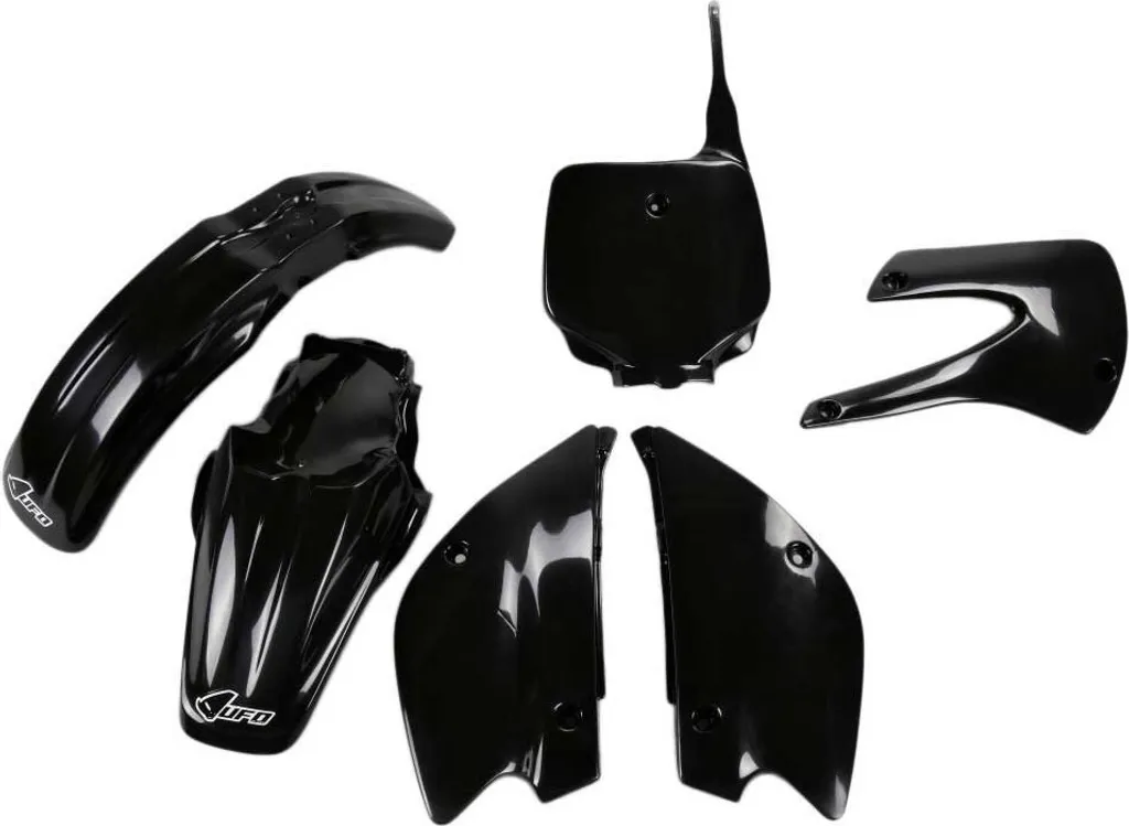 Kit plastique noir Kawasaki KX 85 2000 UFO PLAST remplacez vos carénages