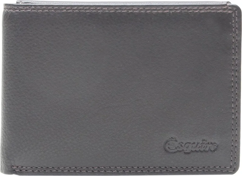 Esquire portafoglio Duo Wallet Brown marrone scuro