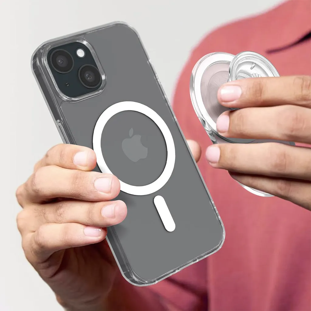 PopSockets PopGrip for MagSafe Clear - Support smartphone transparent