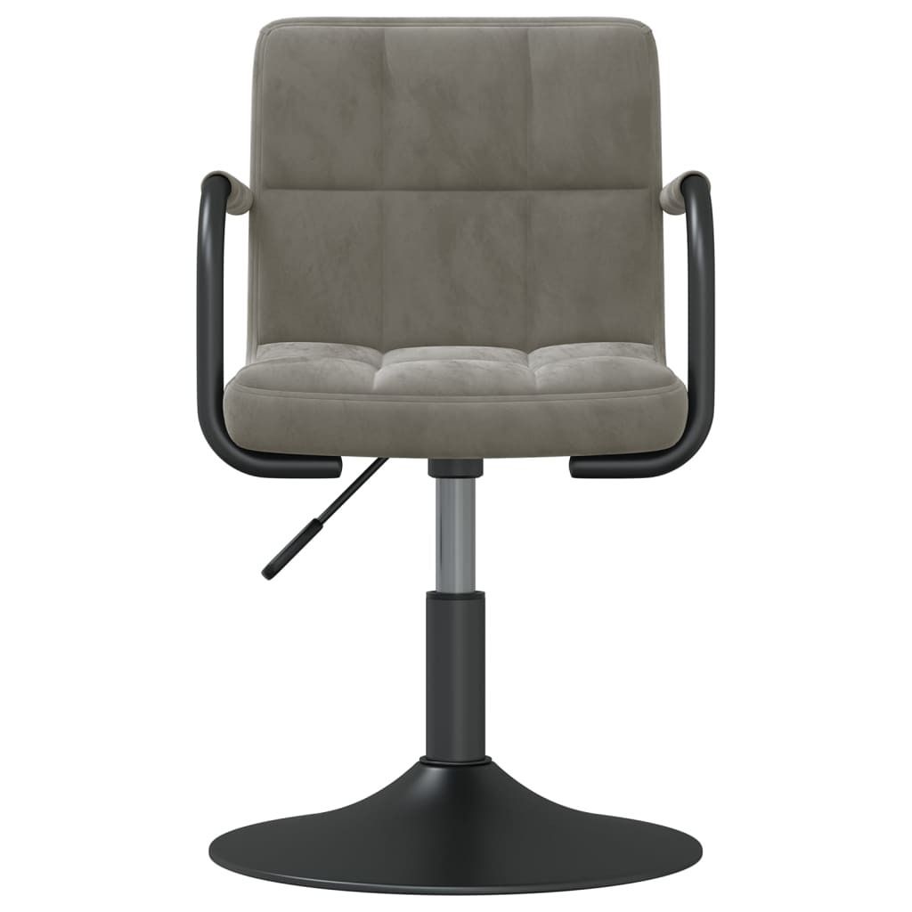 "2026 Aktion"1 Pcs Barhocker - CLORIS - Barstuhl - Optimal Komfort, Hellgrau Samt - 48 x 47 x (71-85,5) cm - NeuMöbel3379000