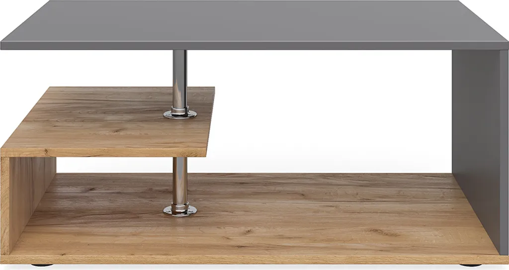 Table basse robuste Vicco Guillermo anthracite facile à monter 91cm - 8