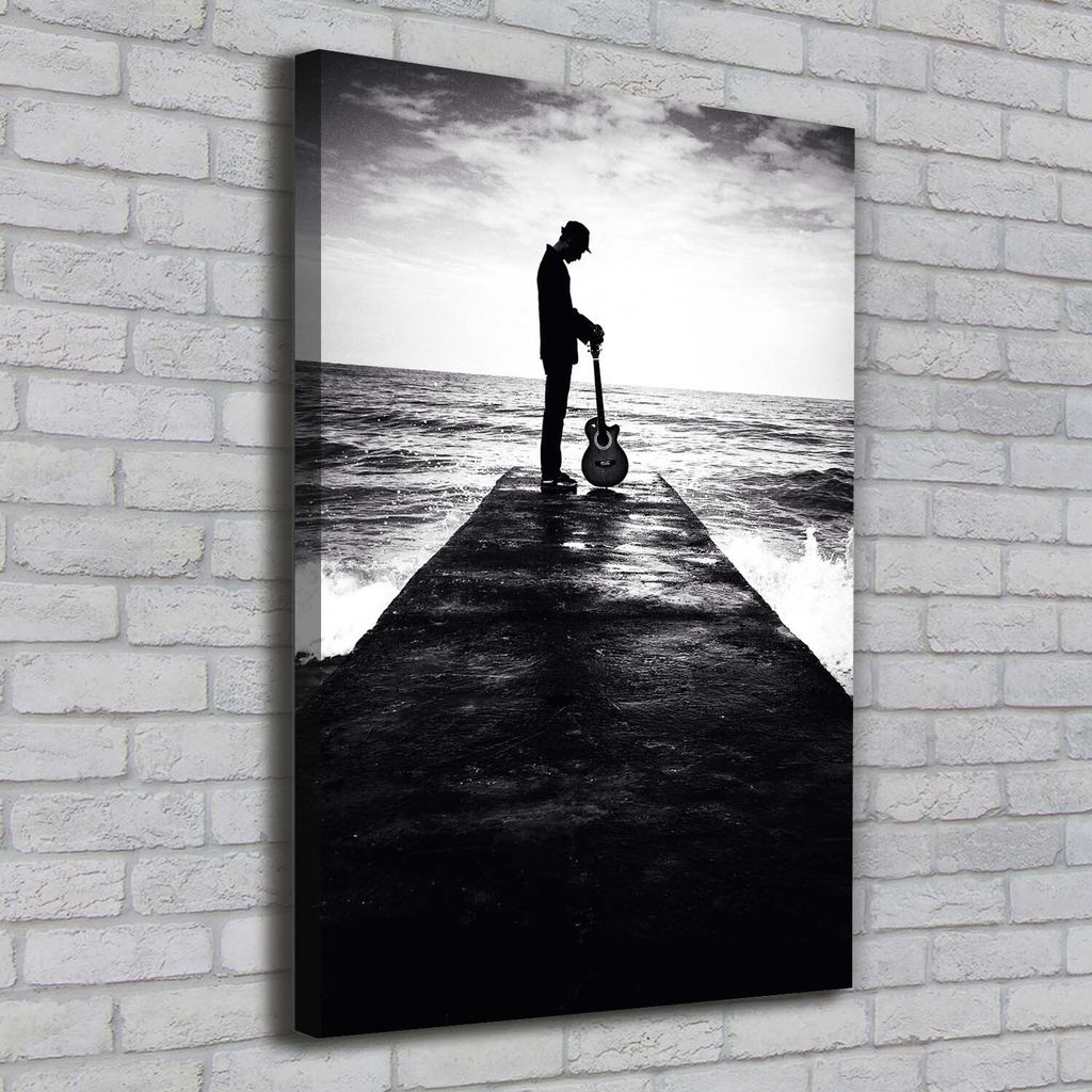Tulup Leinwandbild - 70x100cm - Wandkunst - Drucke auf Leinwand - Leinwanddruck - Wohnzimmer Wanddekoration XXL - Wohnung Deko Kunstdrucke - Musi...