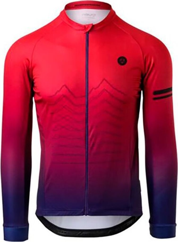 Agu Mountain Trend Langarm-trikot Rot S Mann Rot S