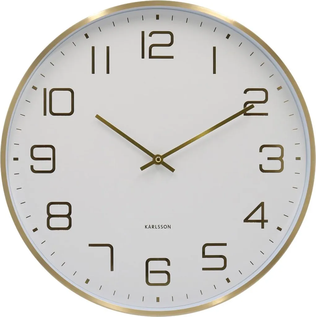 Horloge murale Elegance Glow Ø 40 cm - Pendule design lumineuse chic