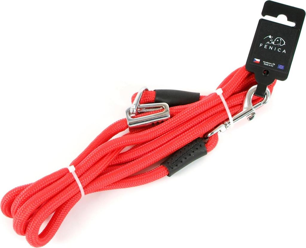 Fenica Jagdblei, Verkürzungsseil, Lederkappe 10x270, rot