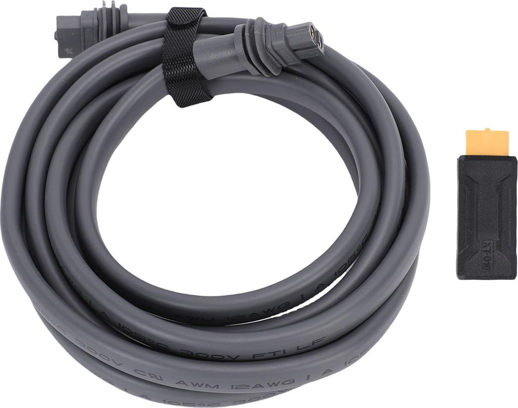 2 m (6,56 ft) XT60-Verlängerungskabel, IP68 wasserdichtes Ethernet-Kabel mit Stecker-auf-Buchse-Adapter