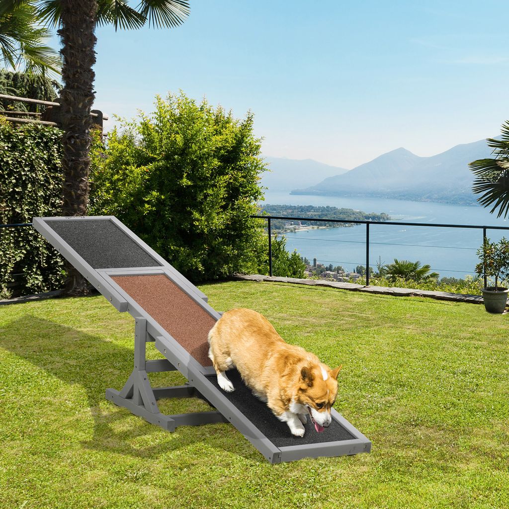 Hundewippe Agility Wippe aus Holz für Hunde, Training & Hundesport, für große Hunde, 180x30x30cm