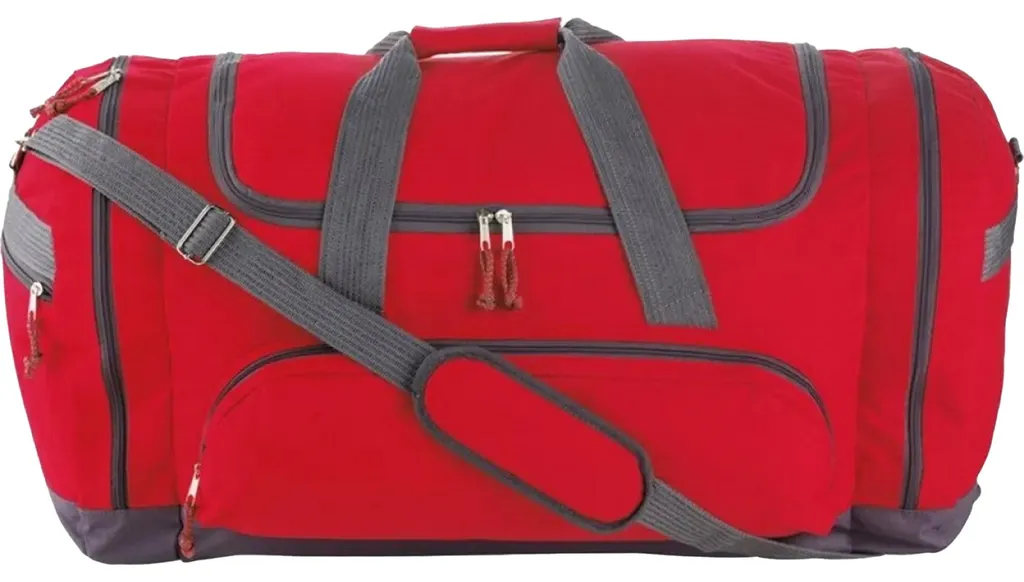 Sac de voyage Caribbean Rouge L-Merch LT3689 - Grande capacité et Sport