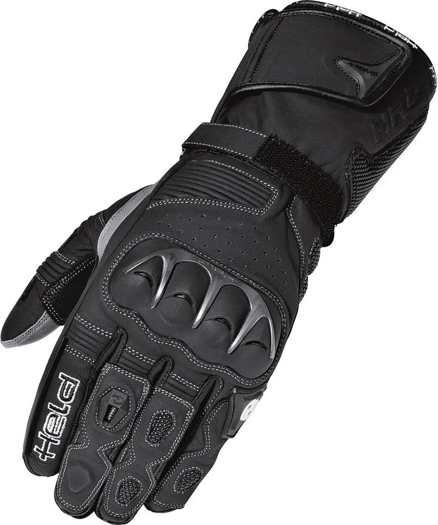 Gants moto sportifs Held Evo-Thrux femme noir pour circuit et route