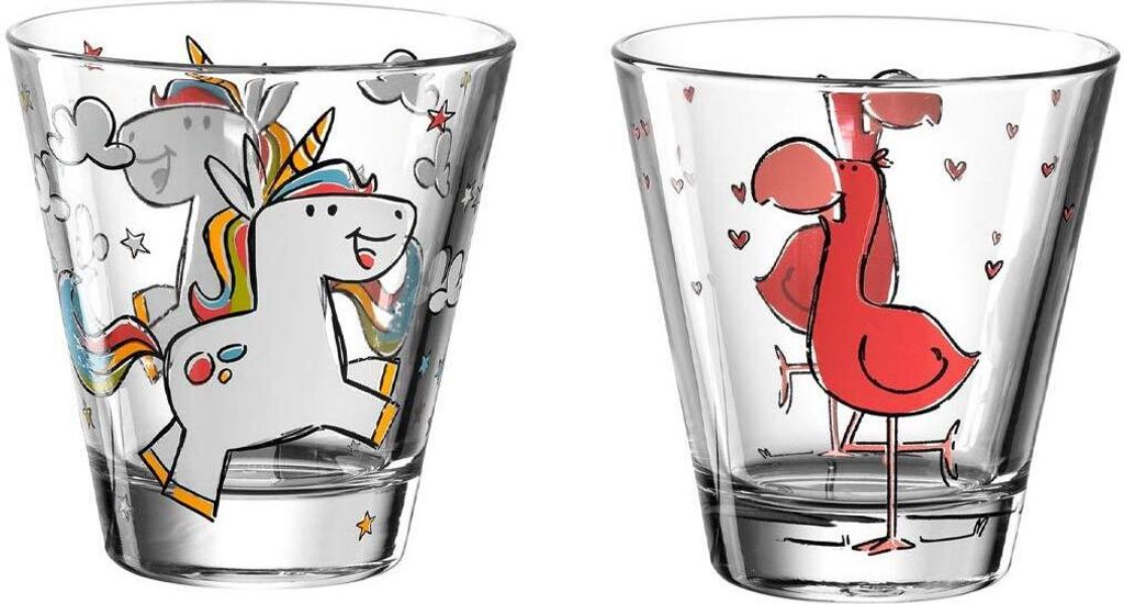 Leonardo BAMBINI 2er Set Kinderbecher 'Einhorn' & Produktbild 