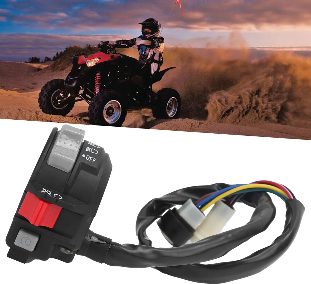Commodo de phare et démarrage gauche pour quad Yamaha Moto 4 2x4 225