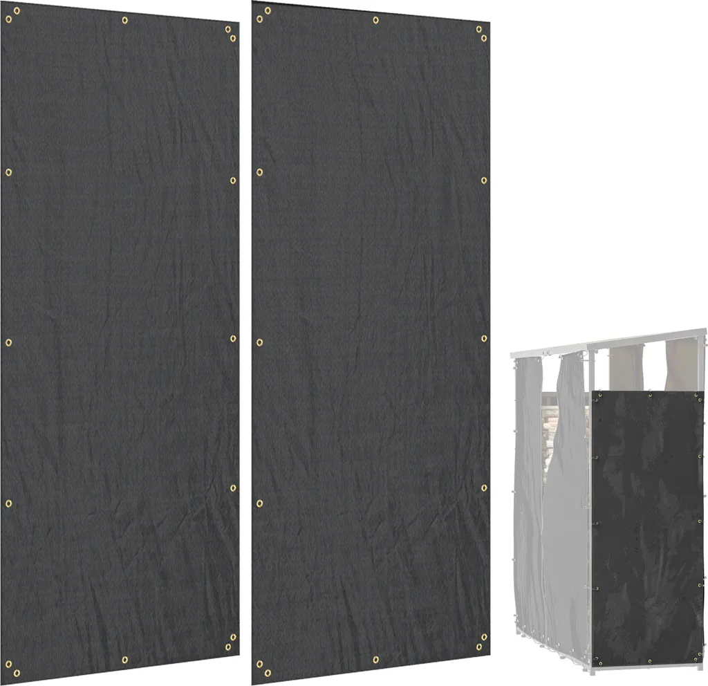 Offerta Set 2 Coperture Legna Outsunny | Oxford 600D Impermeabile UV