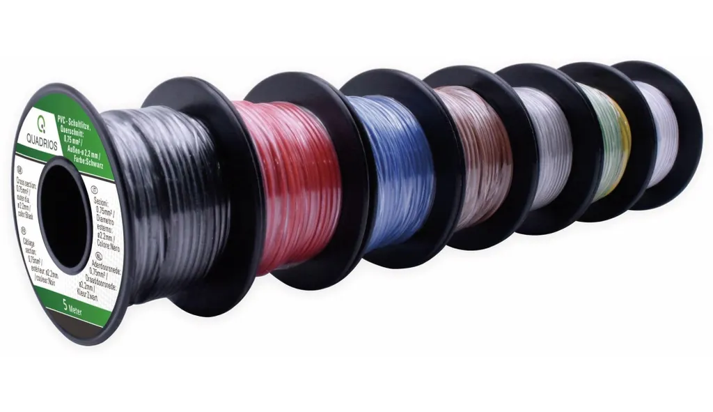 Kit Fils de Commutation LiFY 0,75 mm² Haute Flexibilité en PVC - 7 pcs
