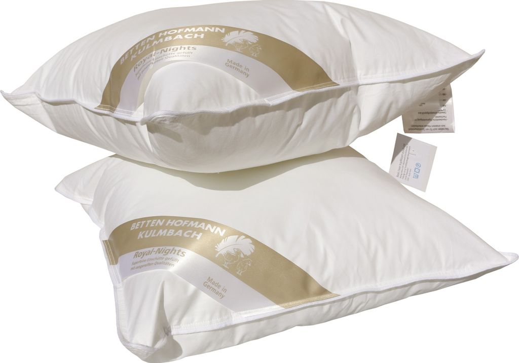 2 Stück Betten Hofmann Basic Allergiker Kleinkissen Faserkissen 45x45 cm 250 g