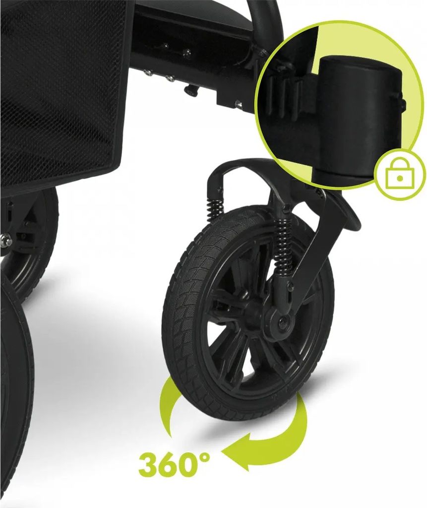 Kočík annet tour green turquoise Zdjęcie produktu 21
