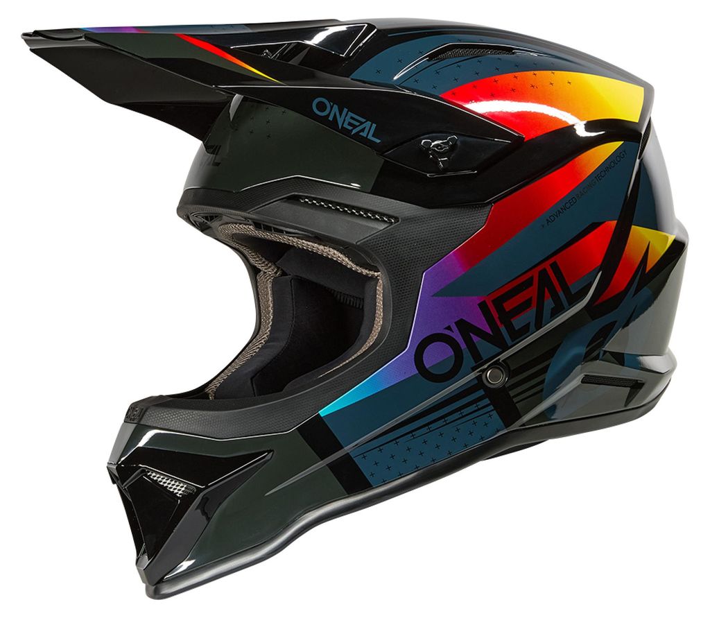 O'NEAL Kids Bike Helm 1Srs Rc Black/Multi L (49/50)