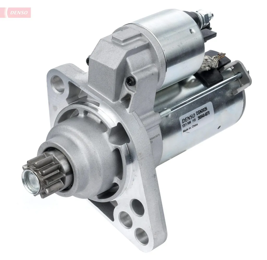 Démarreur DENSO DSN3026 1.1kW pour VW GOLF VI 5K1 12V Pièce Auto