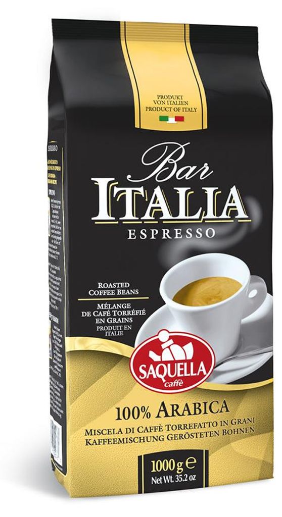 Saquella Caffè Espresso Napoli mieszanka kawy całe ziarna 1 Zdjęcie produktu 