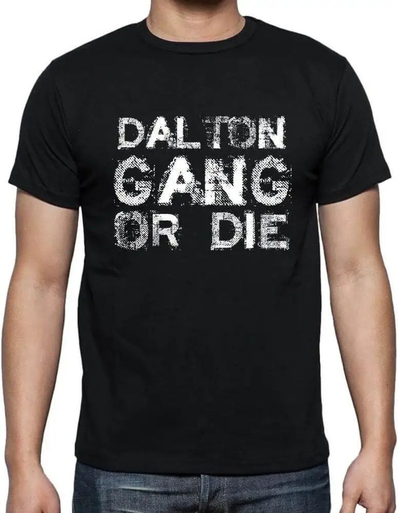 Herren Grafik T-Shirt Dalton-Familienbande – Dalton Family Gang – Öko-Verantwortlich Vintage Jahrgang Kurzarm Lustige Druck Geburtstag Geschen...