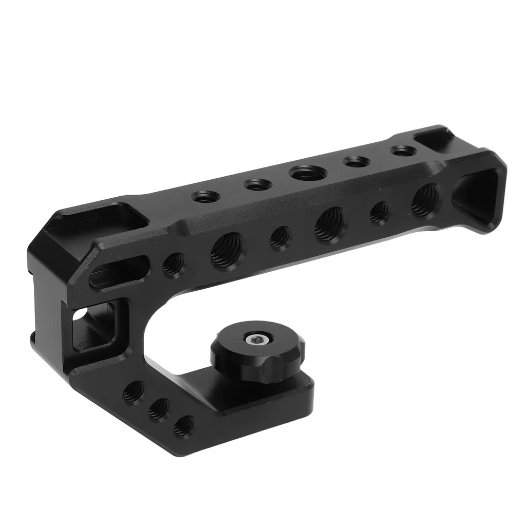 Top Handle Fotocamera Vlog - Impugnatura Universale Cold Shoe Reflex