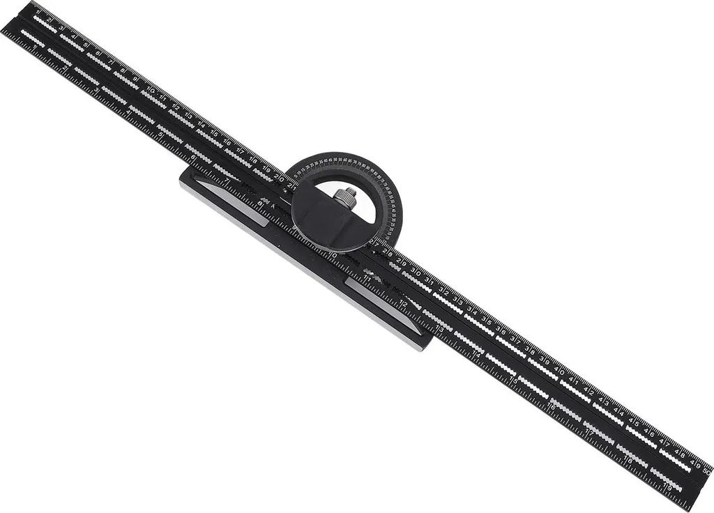 Equerre de combinaison 20 pouces coulissante rotative en aluminium