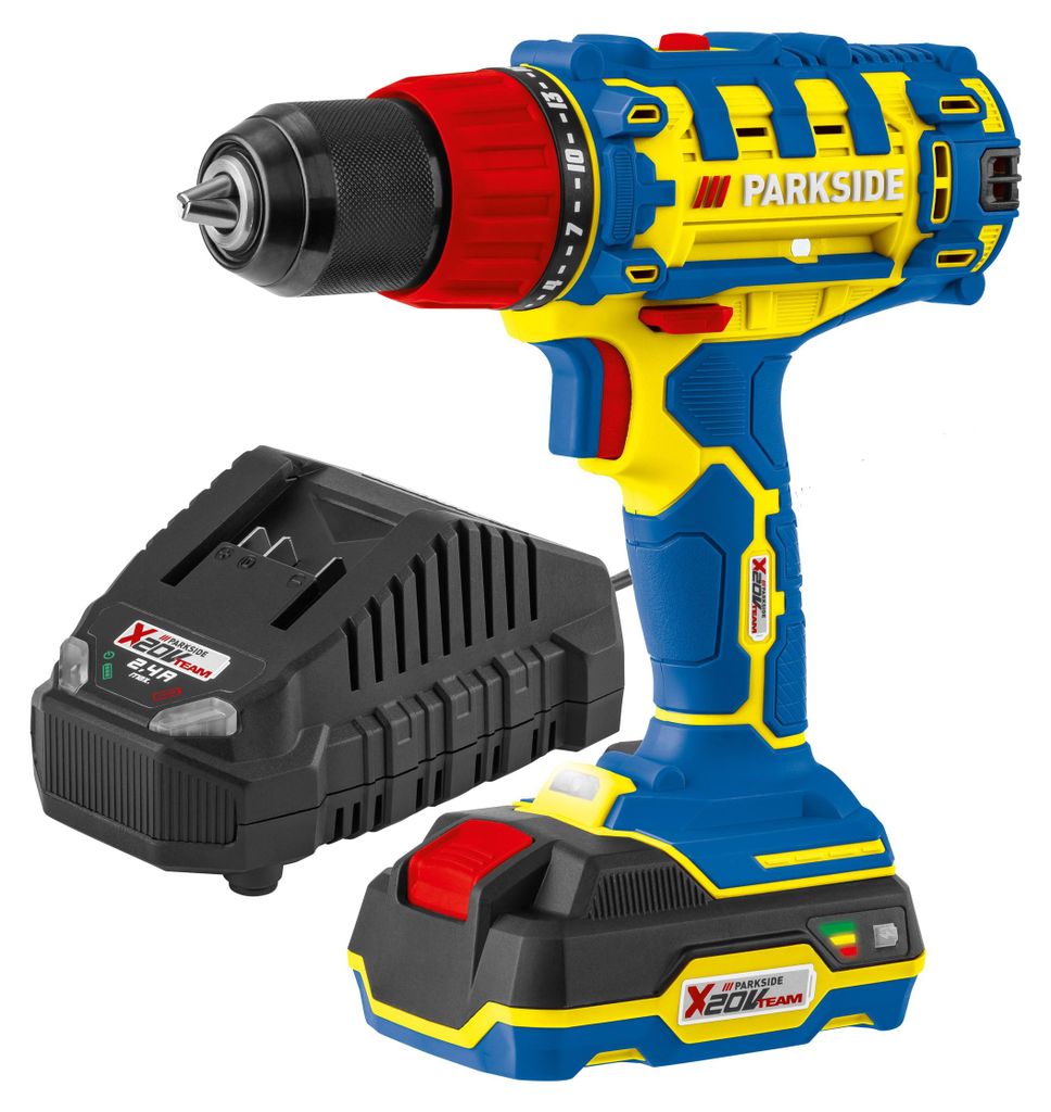 PARKSIDE® 20V Jubiläums-Akku-Bohrschrauber »PABS 20-Li G8«, Produktbild 