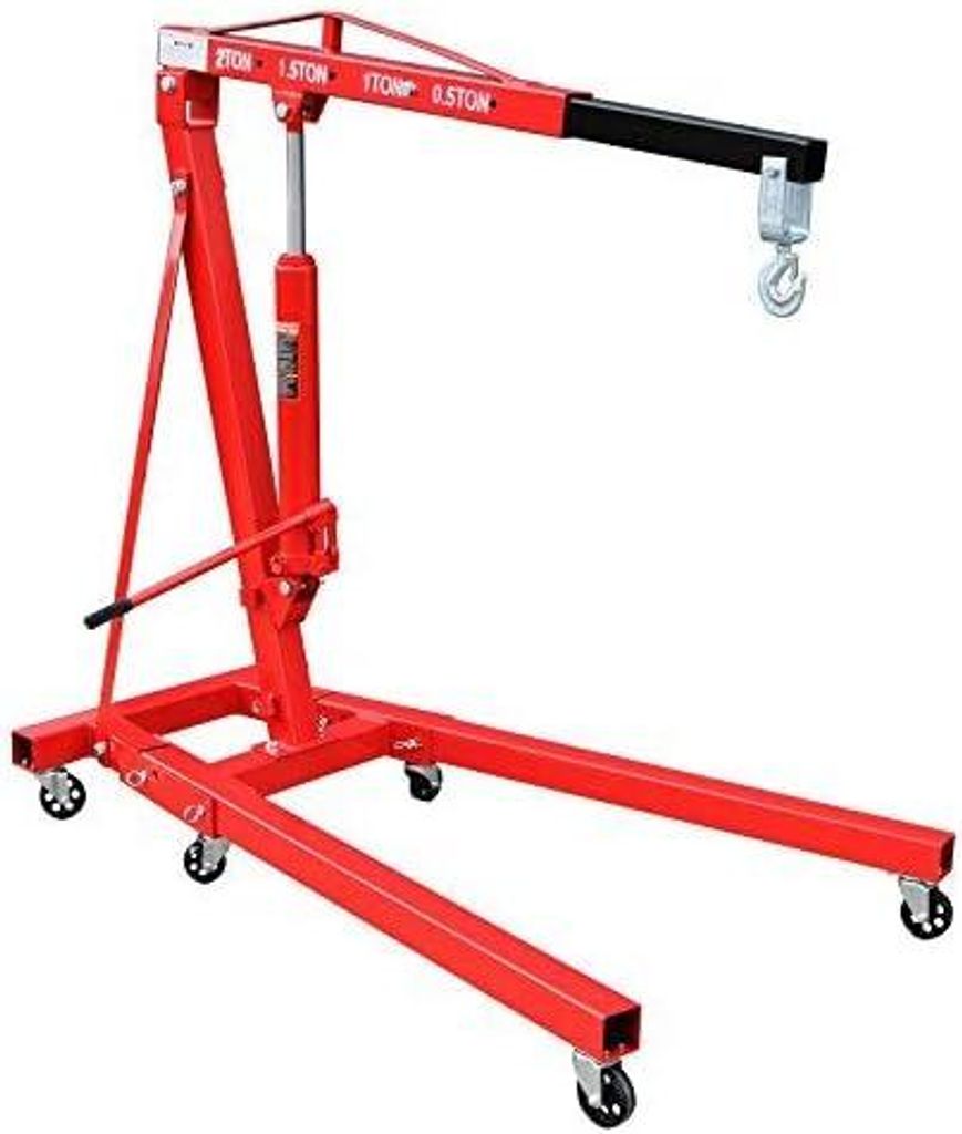 Motorheber 2000 KG Werkstattkran Motorkran klappbar 2 t Kran