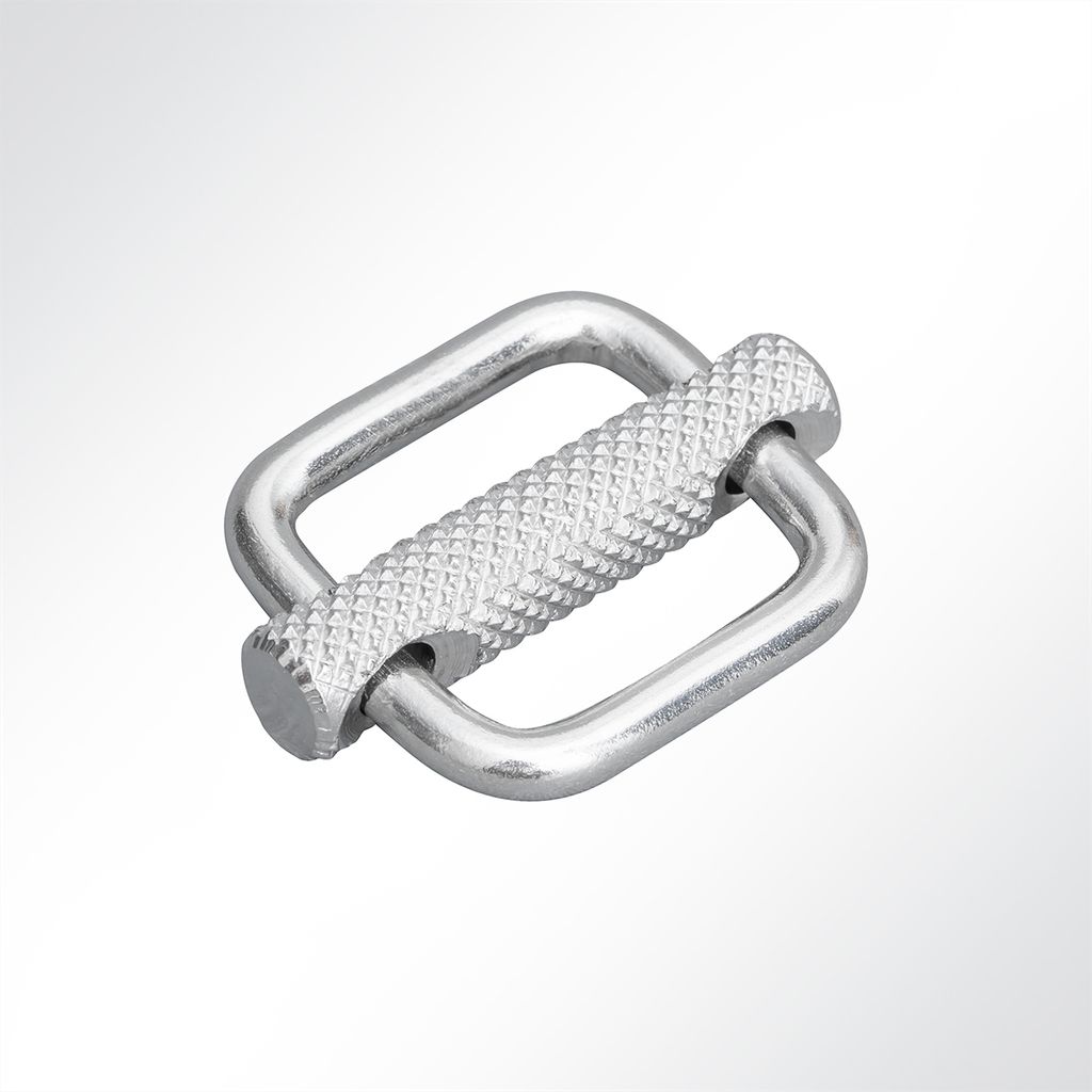 Rollschnalle selbstsicherend 25mm Nirosta (10 Stück)