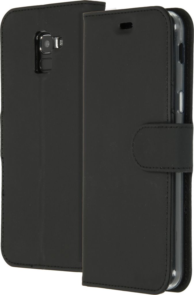 Accezz Wallet TPU Klapphülle Samsung Galaxy J6 - Schwarz
