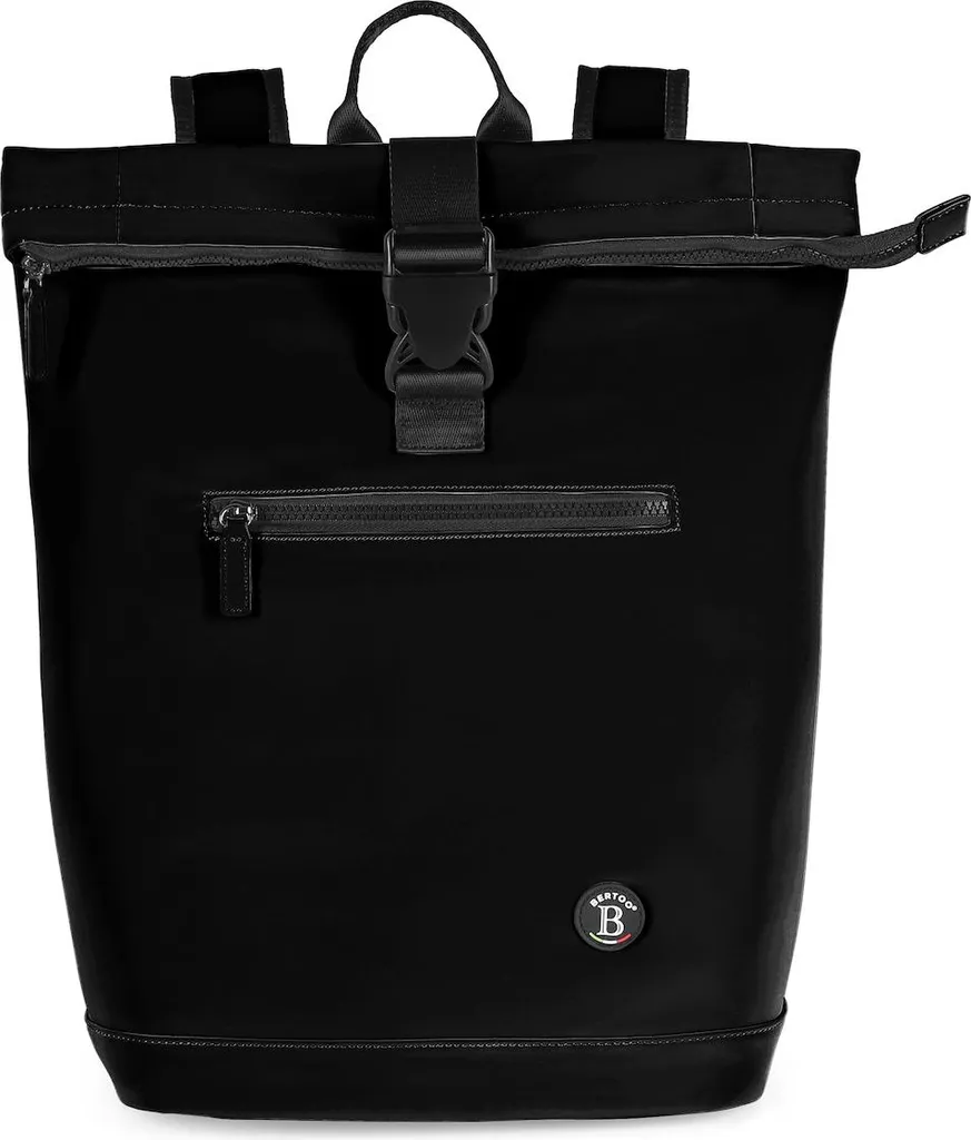 Sac à dos BERTOO Martino schwarz - Bagage cabine élégant noir