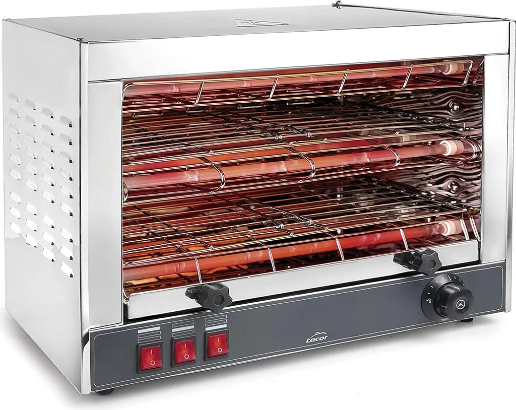 Grille-pain horizontal Lacor 69173 gris 3600W : ne brûlez plus vos toasts