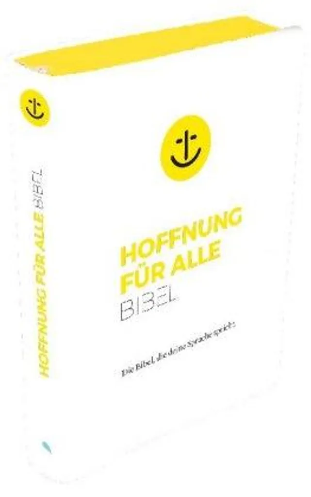 Bible Hoffnung für alle White Hope Edition Grand Format avec Perforation