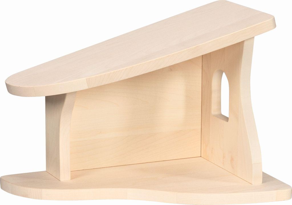 HOLZTIGER Stall, Krippe, montiert Produktbild 