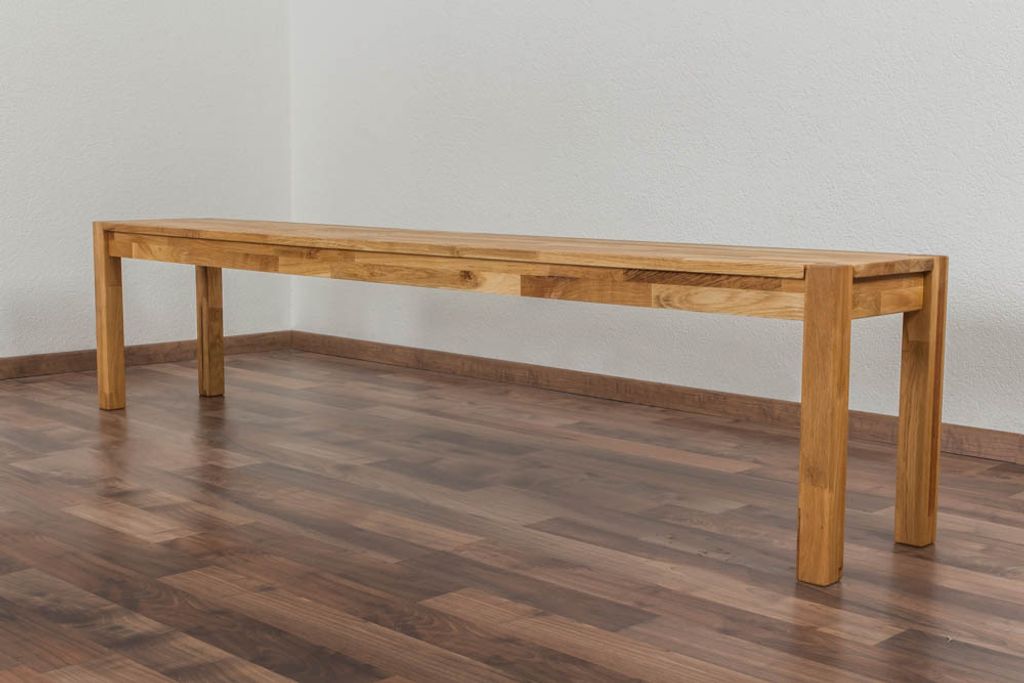 Sitzbank Eiche Massivholz