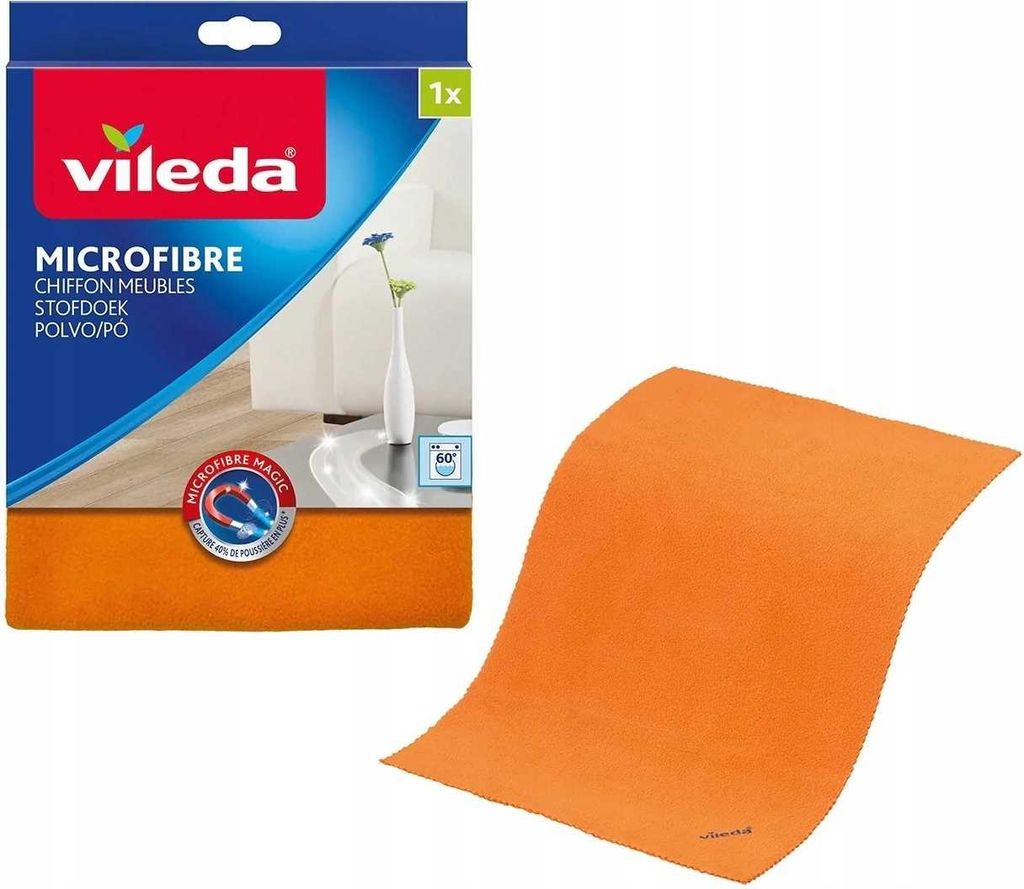 Panno per la polvere in microfibra Vileda 1 pz. Immagine del prodotto 