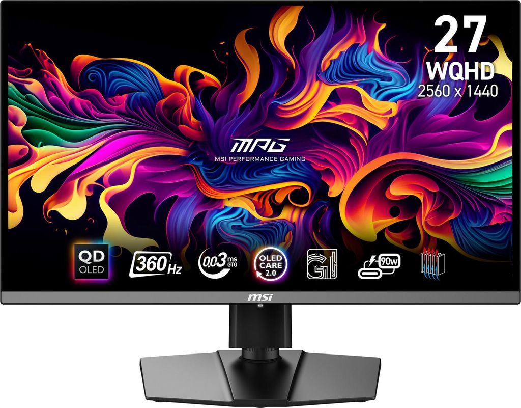 MSI Gaming Monitor MPG 271QRX QD-OLED 26,5" WQHD 2560x1440 360Hz