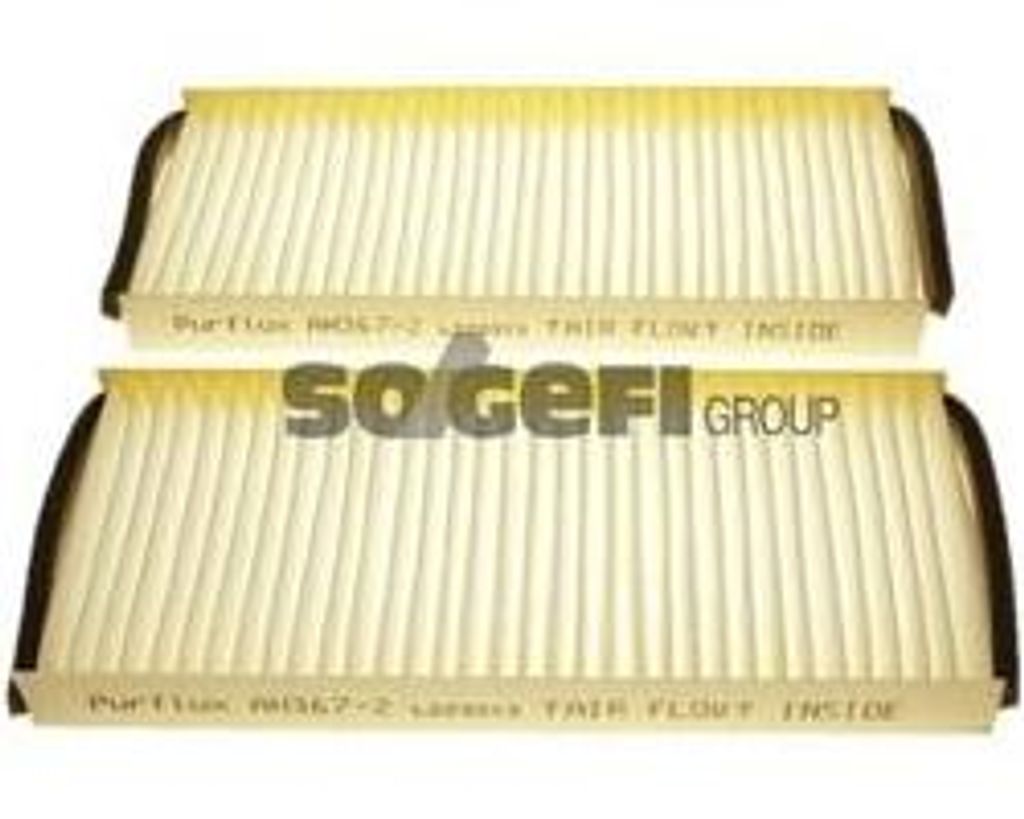 PURFLUX AH367-2 Innenraumluftfilter OE LDY461J6X kompatibel mit RX-8, MPV
